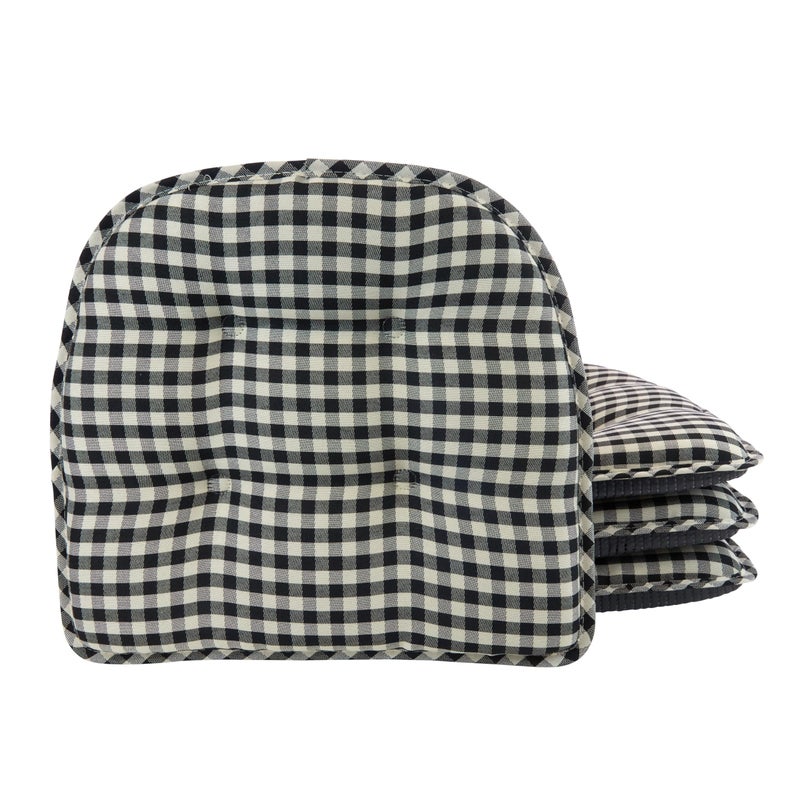 Klear Vu Non-Slip Chair Cushions, Assembled in USA, U-Shaped Skid-Proof Seat Pads for Dining Room, Kitchen, Office, 15"x16" - Image 1